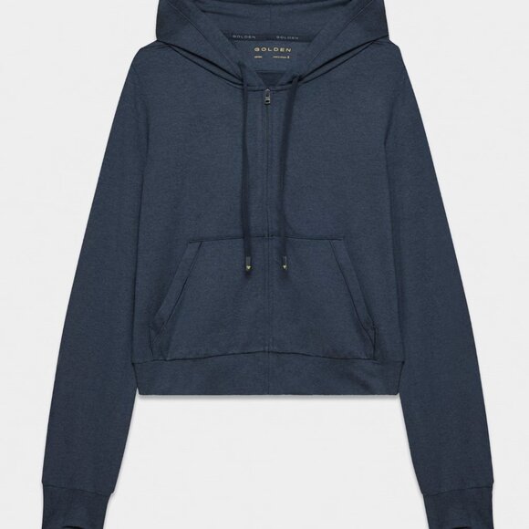 $78 Aritzia Golden SoftBound Breathe Full Zip Hoodie Women's Zip-Up Hoodie S - Picture 2 of 16